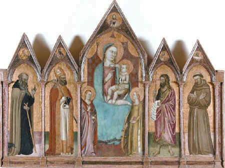 Polyptych by Puccio di Simone